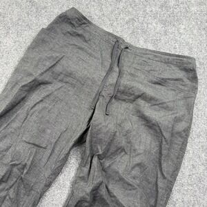 Patagonia Pants 40 Gray Linen Blend Drawstring Excellent Mens